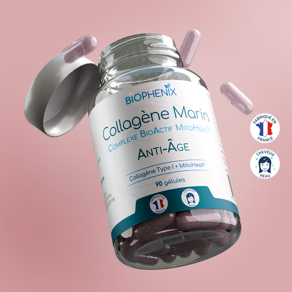Pilulier de 90 gélules de Collagene marin