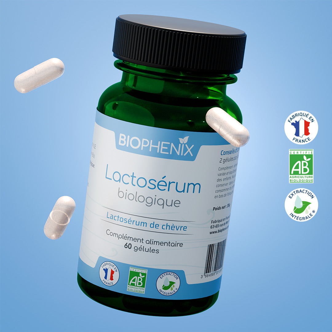Pilulier de 90 gélules de magnésium naturel biologique vegan