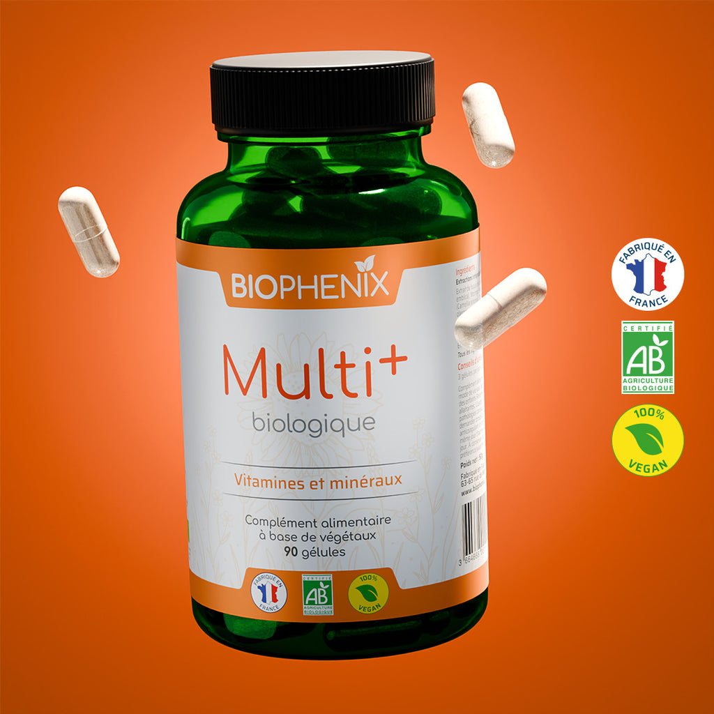 Pilulier de 90 gélules de Biophénix Multi + bio