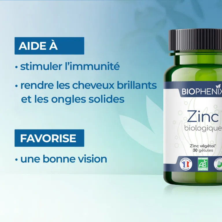 les bienfaits biophenix zinc