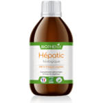 Flacon de 250 ml de Biophénix Hépatic, complément alimentaire naturel biologique pour favorise les fonctions du foie