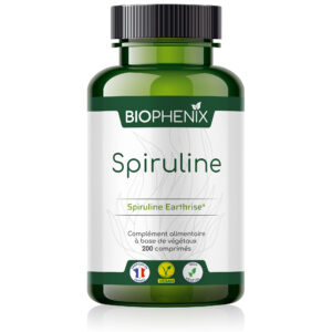 Sachet de 1000 gélules de spiruline origine Earthrise vegan